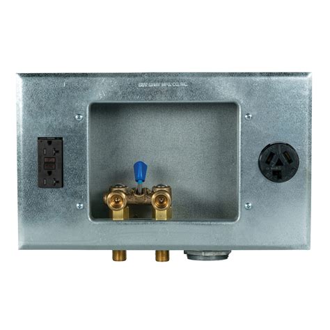 ips metal washing machine box|watertite washer outlet box.